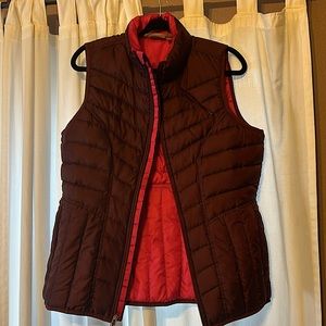 Athleta Down Feather vest Size XL